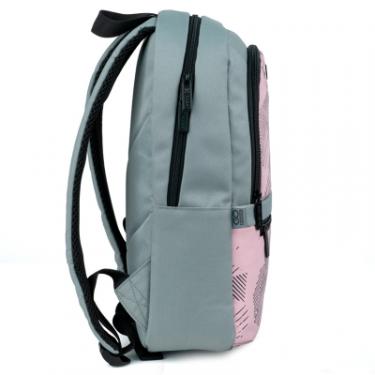 Рюкзак школьный GoPack Education Teens 119-4 сіро-рожевий Фото 4
