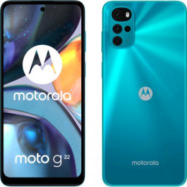 Мобильный телефон Motorola G22 4/64GB Iceberg Blue Фото 1