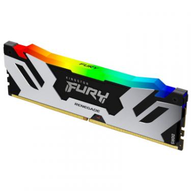Модуль памяти для компьютера Kingston Fury (ex.HyperX) DDR5 32GB (2x16GB) 6400 MHz Renegade Silver RGB Фото 3