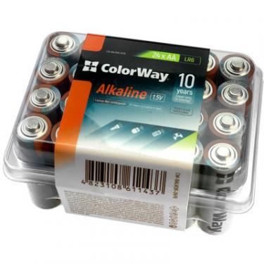 Батарейка ColorWay AA LR6 Alkaline Power (лужні) * 24 plastic box Фото