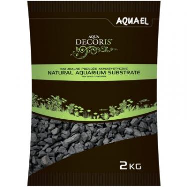 Грунт для аквариума AquaEl базальтовий гравій 2 кг (2-4 мм) чорний Фото