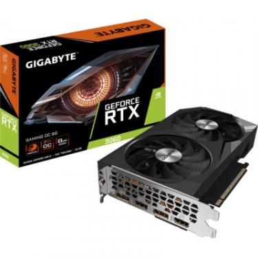 Видеокарта GIGABYTE GeForce RTX3060 8Gb GAMING OC Фото 1