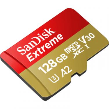 Карта памяти SanDisk 128GB microSD class 10 UHS-I U3 Extreme Фото 1