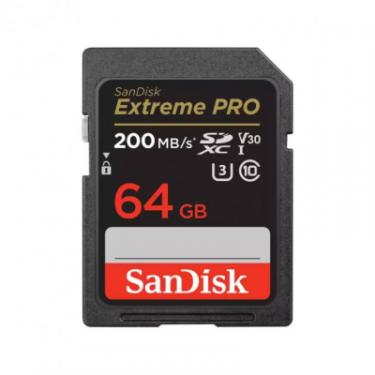Карта памяти SanDisk 64GB SD class 10 UHS-I U3 V30 Extreme PRO Фото