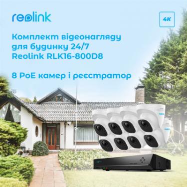 Комплект видеонаблюдения Reolink RLK16-800D8 Фото 1