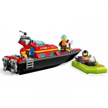 Конструктор LEGO City Човен пожежної бригади 144 деталі Фото 3