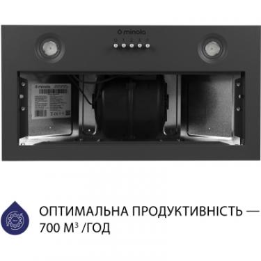 Вытяжка кухонная Minola HBI 5204 GR 700 LED Фото 2
