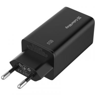 Зарядное устройство ColorWay GaN3 Pro Power Delivery (USB-A + 2 USB TYPE-C) (65 Фото 3