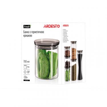 Емкость для сыпучих продуктов Ardesto Fresh скло, пластик 700 мл Фото 8