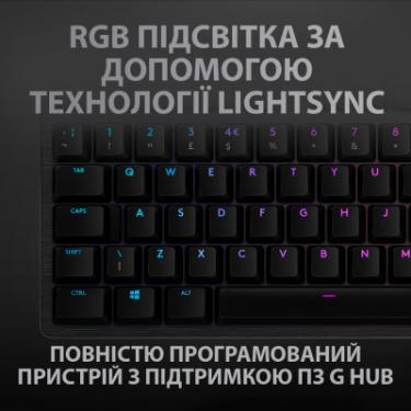 Клавиатура Logitech G512 Lightsync RGB Mechanical GX Red USB UA Carbon Фото 6