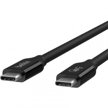 Дата кабель Belkin USB-C to USB-C 0.8m USB4 40Gbps 100W Black Фото 4