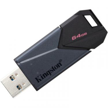 USB флеш накопитель Kingston 64GB DataTraveler Exodia Onyx USB 3.2 Gen 1 Black Фото 1