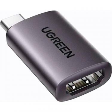 Переходник Ugreen USB2.0Type-C to HDMI F (US320) gray Фото