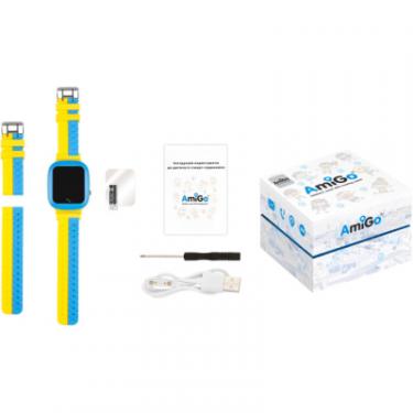 Смарт-часы Amigo GO004 GLORY Splashproof Camera+LED Blue-Yellow Фото 5