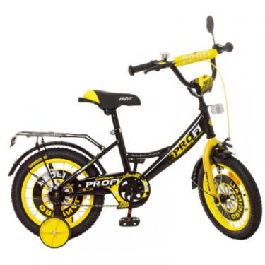 Детский велосипед Profi Original Boy 14" Чорно-жовтий Фото