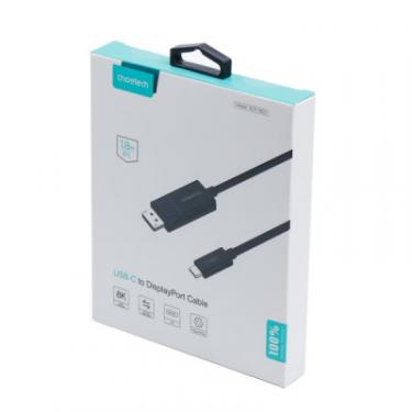 Кабель мультимедийный Choetech USB-C to DisplayPort 1.8m 8K 30Hz Фото 8