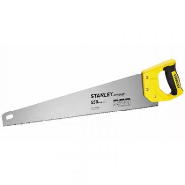 Ножовка Stanley SHARPCUT із загартованими зубами, L550мм, 7 tpi. Фото 1