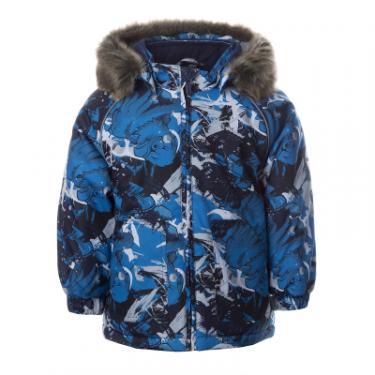 Куртка Huppa VIRGO 17210030 синий с принтом 86 Фото 1