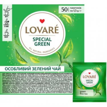 Чай Lovare "Special green" 50х1.5 г Фото 1