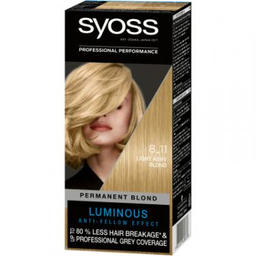 Краска для волос Syoss 8-11 Попелястий блонд 115 мл Фото