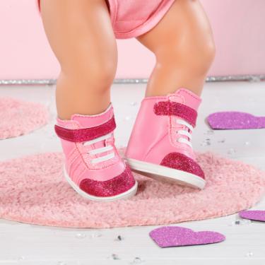 Аксессуар к кукле Zapf Взуття для ляльки Baby Born - Рожеві кеди Фото 3