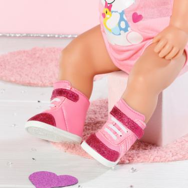 Аксессуар к кукле Zapf Взуття для ляльки Baby Born - Рожеві кеди Фото 4