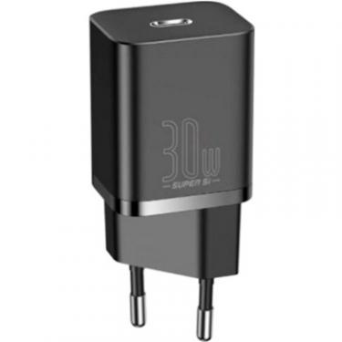 Зарядное устройство Baseus Super Si quick charger IC 30W Black Фото