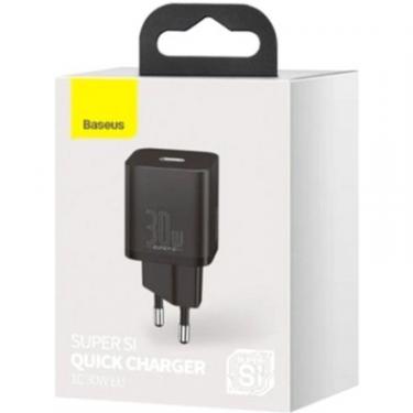 Зарядное устройство Baseus Super Si quick charger IC 30W Black Фото 2