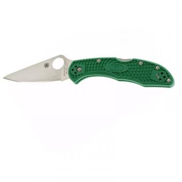 Нож Spyderco Delica 4 Flat Ground ACX 390 Green Фото