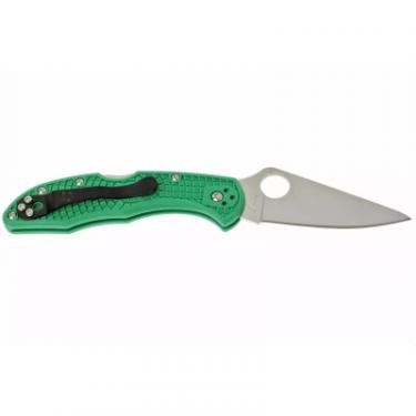 Нож Spyderco Delica 4 Flat Ground ACX 390 Green Фото 1