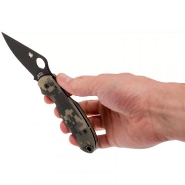 Нож Spyderco Para 3 Black Blade G10 Camo Фото 7