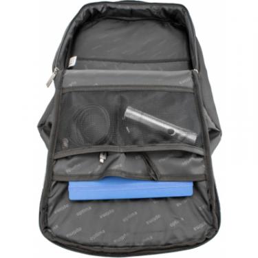 Рюкзак школьный Optima 19.5" Techno унісекс 0.7 кг 26-35 л Чорний Фото 2