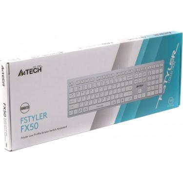 Клавиатура A4Tech FX50 USB White Фото 3