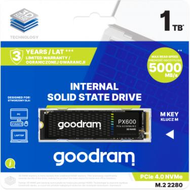 Накопитель SSD Goodram M.2 2280 1TB PX600 Фото 3