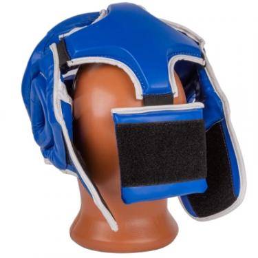 Боксерский шлем PowerPlay 3100 PU Синій XL Фото 2