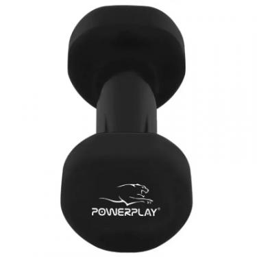 Гантель PowerPlay 4125 Achilles 2 кг Чорна Фото 3