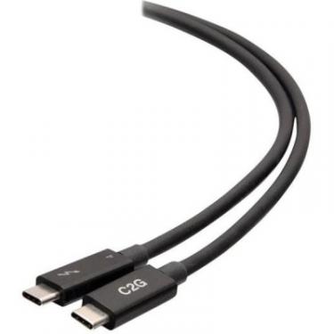 Дата кабель C2G USB-C to USB-C 0.5m Thunderbolt 4 40Gbps Фото