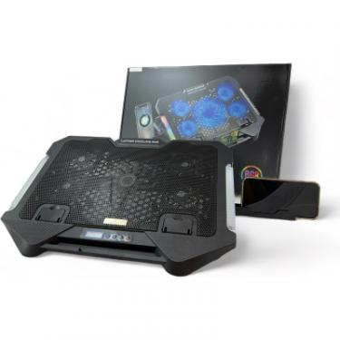 Подставка для ноутбука XoKo NST-051 RGB Black Фото 3