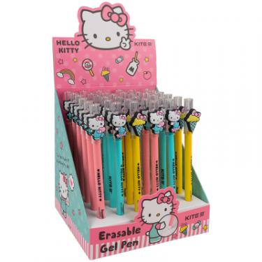 Ручка гелевая Kite пиши-стирай Hello Kitty, синя в асортименті Фото 1