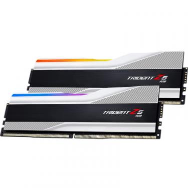 Модуль памяти для компьютера G.Skill DDR5 32GB (2x16GB) 6000 MHz Trident Z5 RGB Silver Фото 3