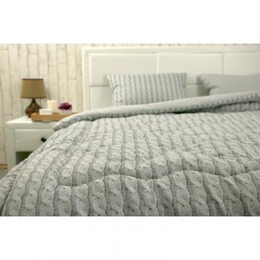 Одеяло Руно силіконова Grey Braid зима 200х220 Фото 3