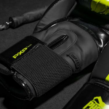 Боксерские перчатки Phantom APEX Elastic Neon Black/Yellow 10oz Фото 7