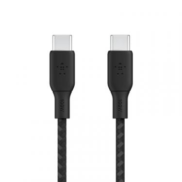 Дата кабель Belkin USB-C to USB-C 2.0m 100W black Фото 1