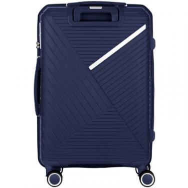 Набор чемоданов 2E Sigma (L+M+S) темно-синій Фото 10