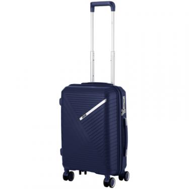 Набор чемоданов 2E Sigma (L+M+S) темно-синій Фото 12
