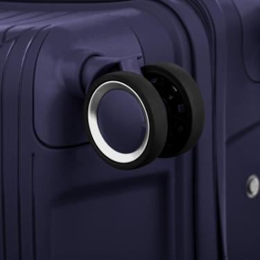 Набор чемоданов 2E Sigma (L+M+S) темно-синій Фото 4