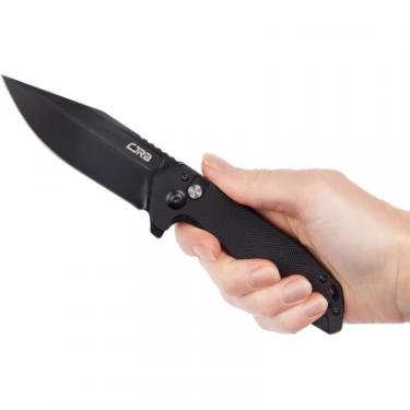 Нож CJRB Riff BB G-10 Total Black Фото 4