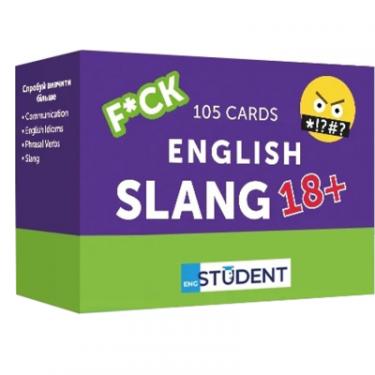 Обучающий набор English Student Картки для вивчення англійської мови Slang 18+, ук Фото