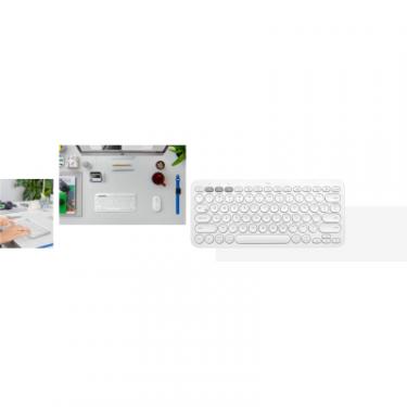 Клавиатура Logitech K380s Multi-Device Bluetooth UA White Фото 6