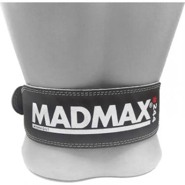 Атлетический пояс MadMax MFB-244 Sandwich шкіряний Black XXL Фото 8